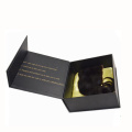 Matte Black Hair Extension Box With Magnetic Closure